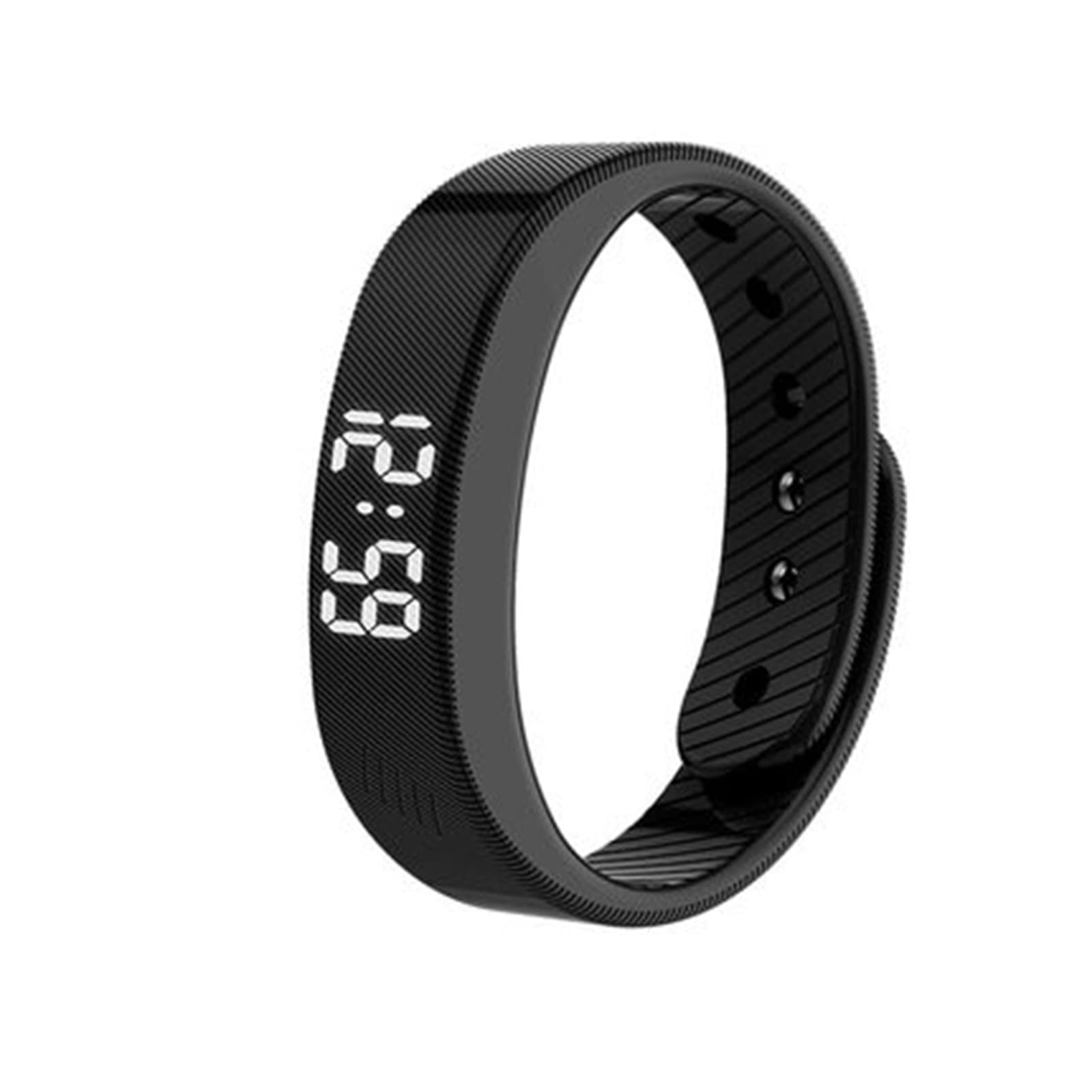 LHYKJ Unisex Digital Sports Watch for Teen Boys & Girls - Waterproof Silicone Wristwatch with LED Display, Stopwatch & Alarm - Perfect for School, Sports & Everyday Use (Black)