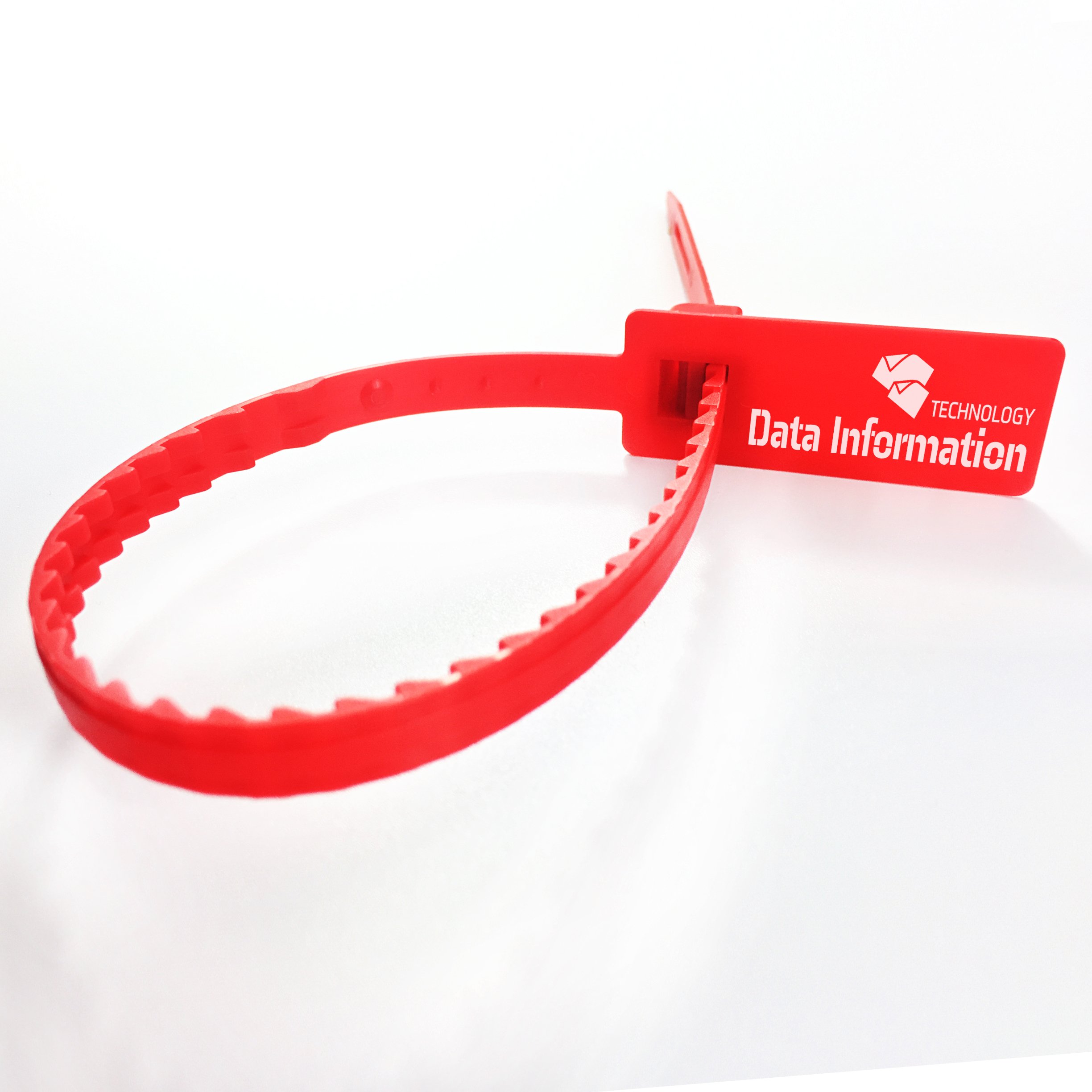 1000 PCS Red Plastic Anti-Tamper Security Seals - Self-Locking Pull Tight Shipping Security Tags with Strong Double-Line Teeth & Numbered for Tracking | Ideal for Package Sealing, Logistics, Warehouse Security & Tamper-Proof Shipping