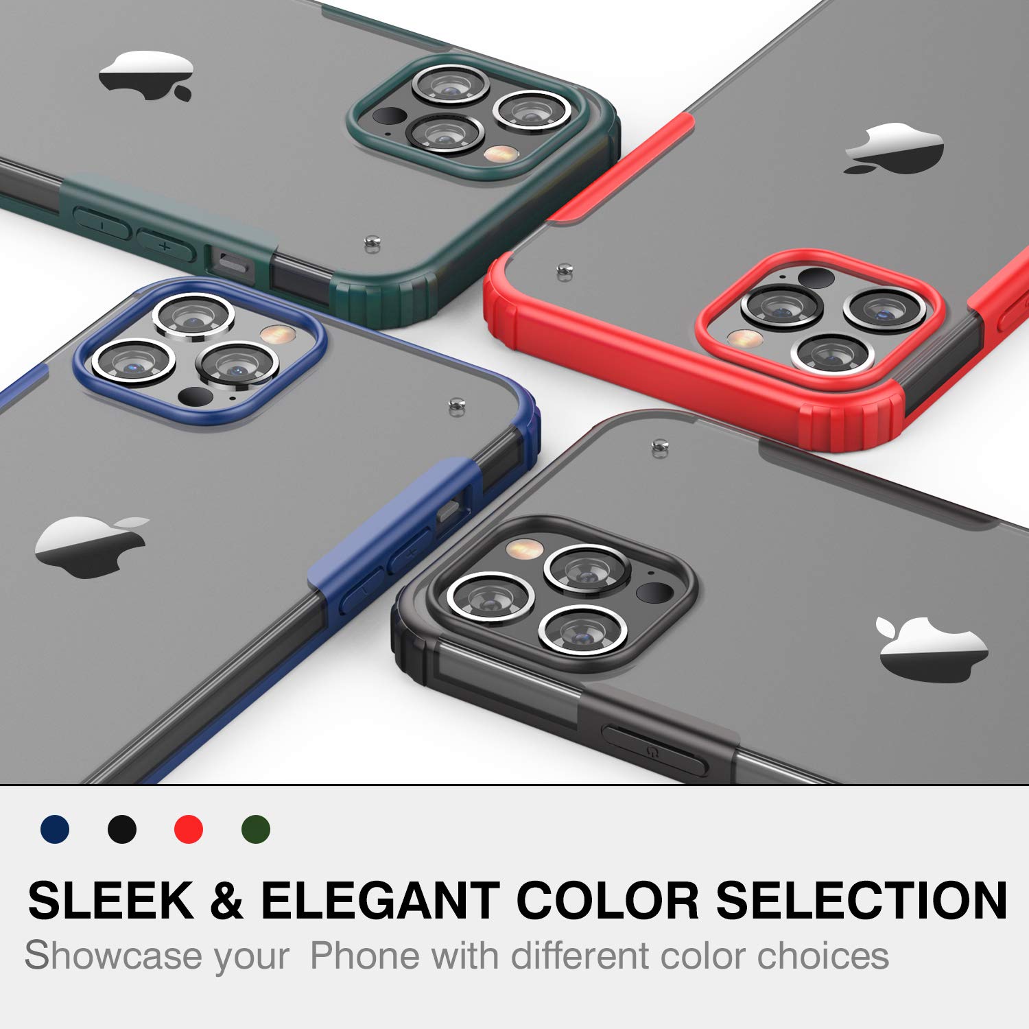 Ultra Thin Lightweight Shockproof Armor Hybrid Case for iPhone 13 Pro 6.1