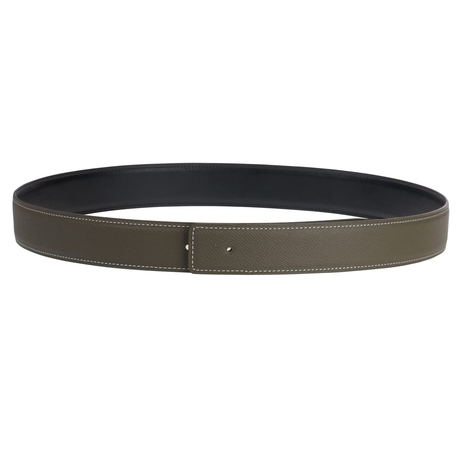 Premium Full Grain Cow Leather Belt Strap - 32mm Wide, No Buckle, Durable Replacement for Men & Women | Ideal for Casual, Business & Formal Wear