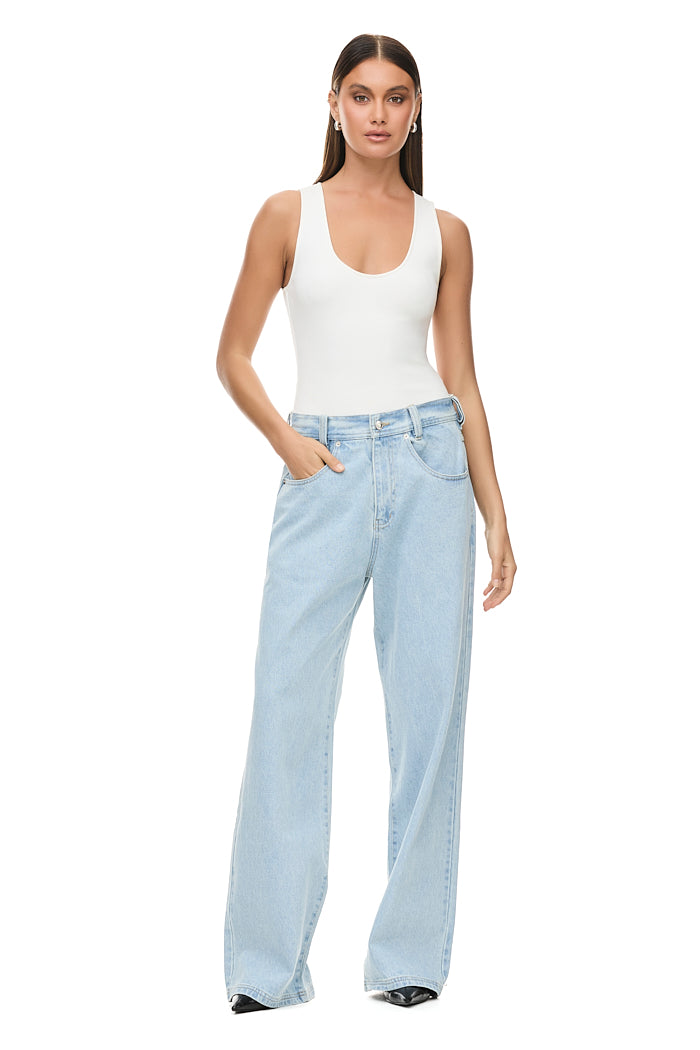Premium Maxwell Light Blue Jeans for Men - Comfortable Slim Fit Denim Pants - Perfect for Casual Wear, Office & Outdoor Activities