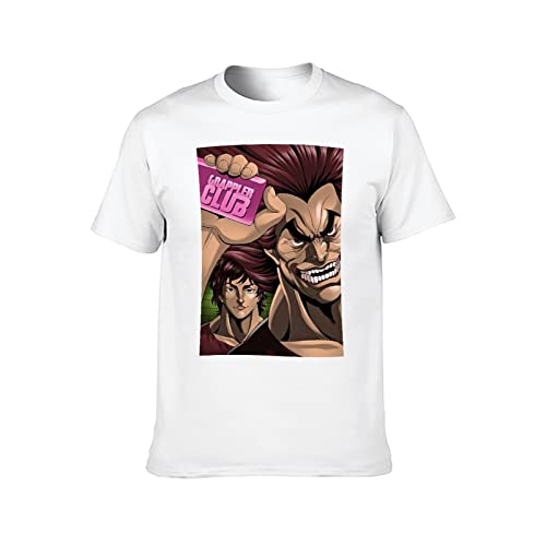Classic Cartoon Anime Manga Cotton T-Shirt for Men - Airkungfu Graphic Tee - Casual Wear & Gift Idea for Anime Fans (T3F2)