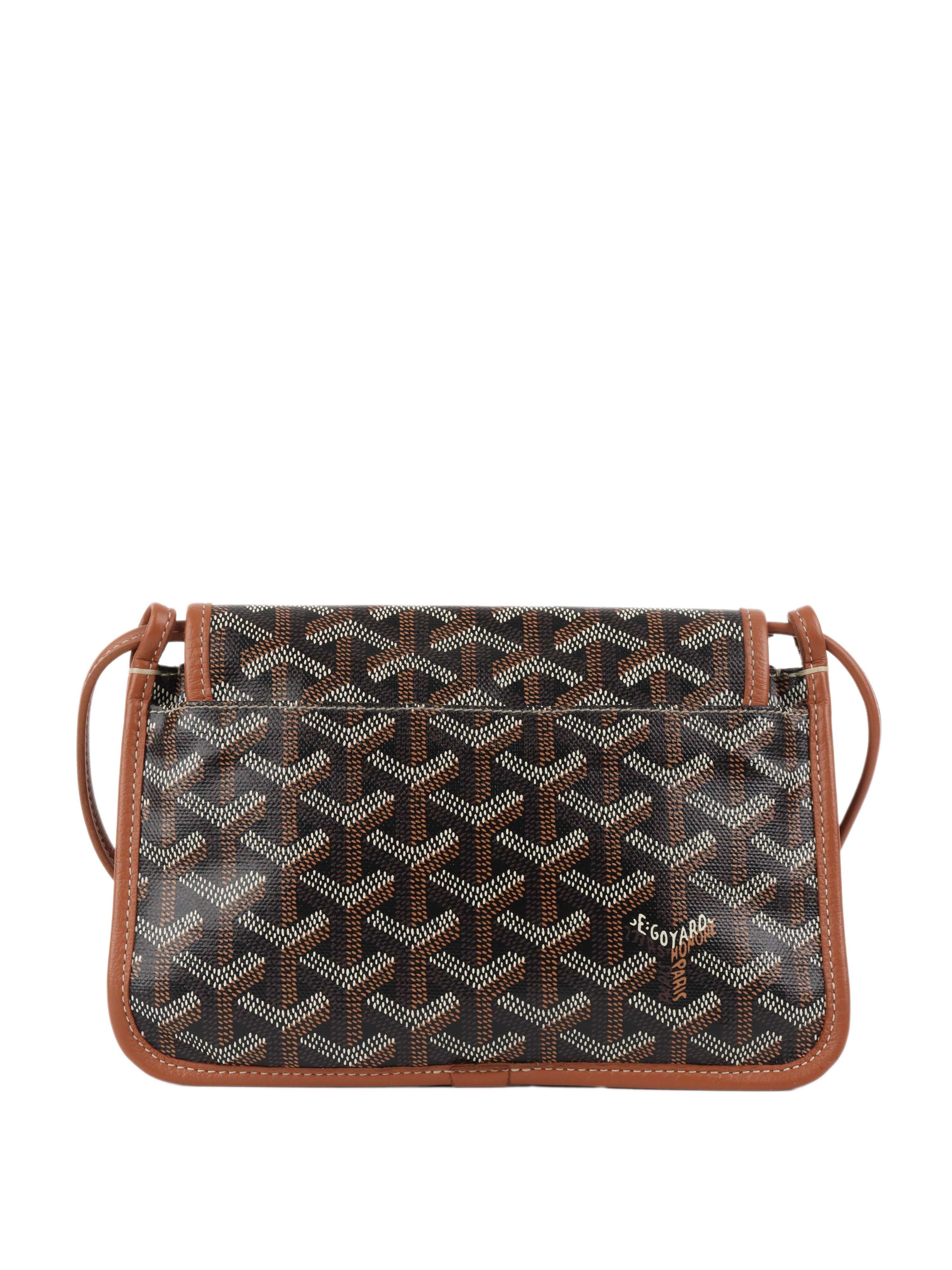 Goyard Black & Tan Plumet Pocket Wallet for Men | Luxury Leather Card Holder | Slim Bifold Wallet for Everyday Use & Travel