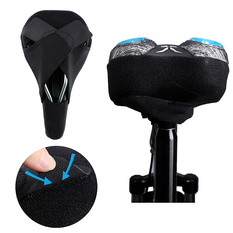 3D Liquid Silicone Gel Bike Saddle Cover - Soft Anti-Slip Cycling Seat Cushion for Comfortable Riding | Perfect for Road Bikes, Mountain Bikes & Commuter Bicycles