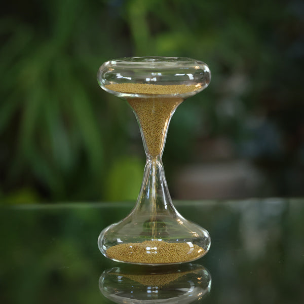 1 Minute Bead Sand Timer - Silver, Gold or Red Colors for Classroom, Games & Productivity - Hourglass Timer for Kids, Teachers & Office Use