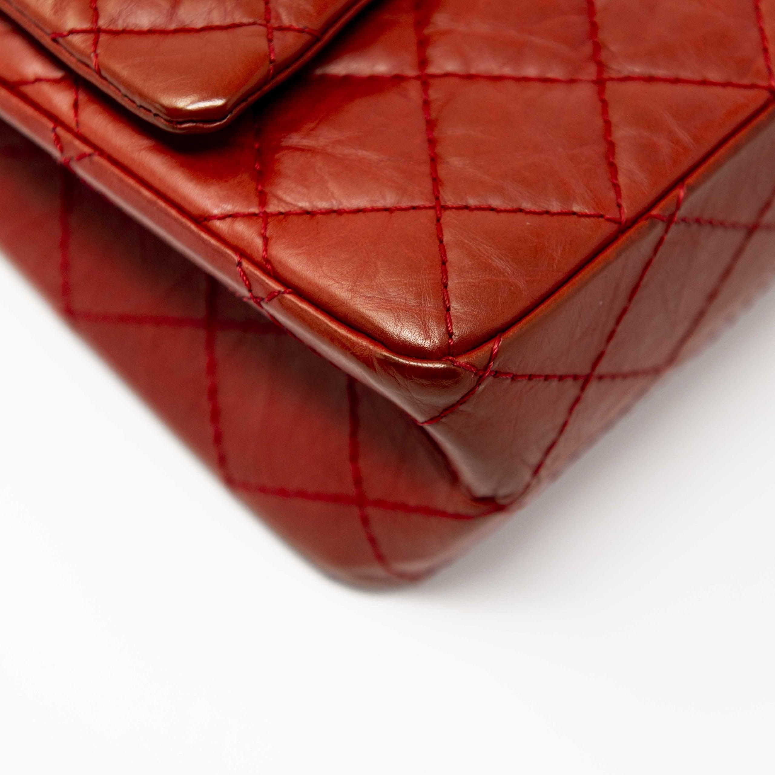 Authentic Chanel Red Calfskin 2.55 Reissue 266 Flap Bag - Luxury Designer Handbag for Women, Perfect for Evening Events & Special Occasions