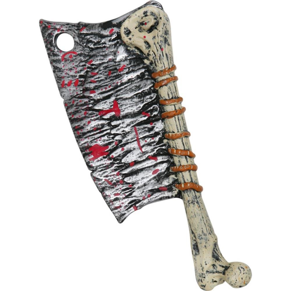 Scary Bloody Cleaver Halloween Prop - Realistic Knife for Haunted House, Horror Party & Halloween Decorations
