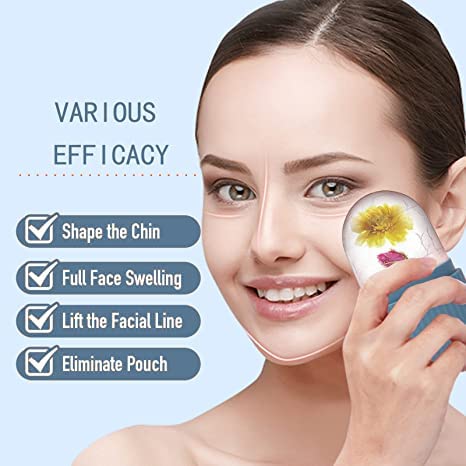 Cooling Face Ice Roller for Skin Care - Reusable Facial Massager to Reduce Puffiness, Tighten Pores & Enhance Glow (Aqua Blue) | Perfect for Morning Routine, Post-Workout Recovery & Spa Relaxation