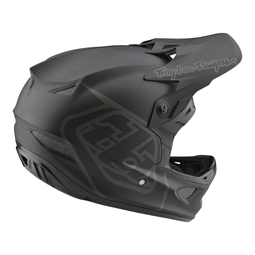 Troy Lee Designs D3 Fiberlite Silhouette Bike Helmet - Lightweight MTB & BMX Cycling Helmet for Men & Women - Perfect for Trail Riding, Downhill & Urban Commuting