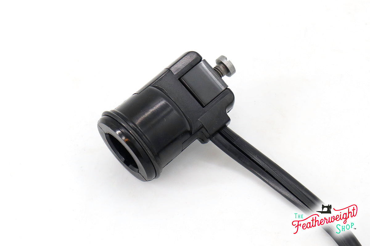 Vintage Original White Singer Featherweight 221K Light Socket - Perfect for Antique Sewing Machine Restoration & DIY Craft Projects
