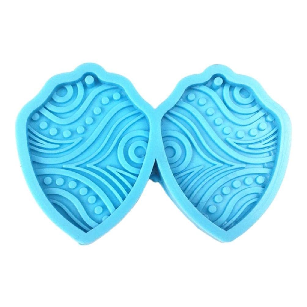 Epoxy Resin Earring Mold - Silicone Dangle Drop Pendant DIY Jewelry Making Tool for Handmade Crafts | Perfect for Earrings, Necklaces, and Wall Hooks