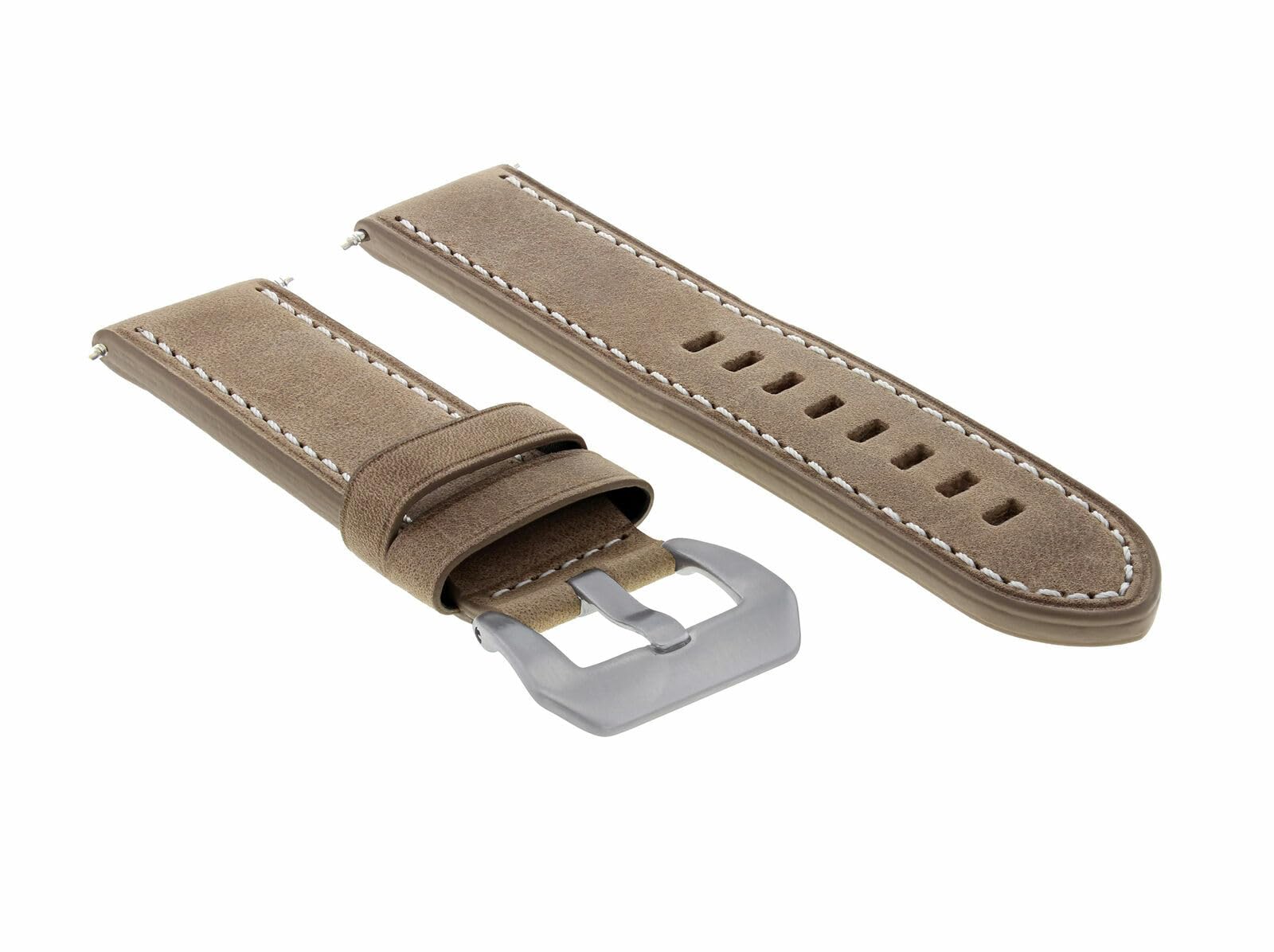 20-22-24mm Genuine Leather Watch Band Replacement Strap for Breitling Chronomat & Bentley Colt - Premium Calfskin Bracelet for Men's Luxury Watches (Perfect for Business, Formal & Casual Wear)