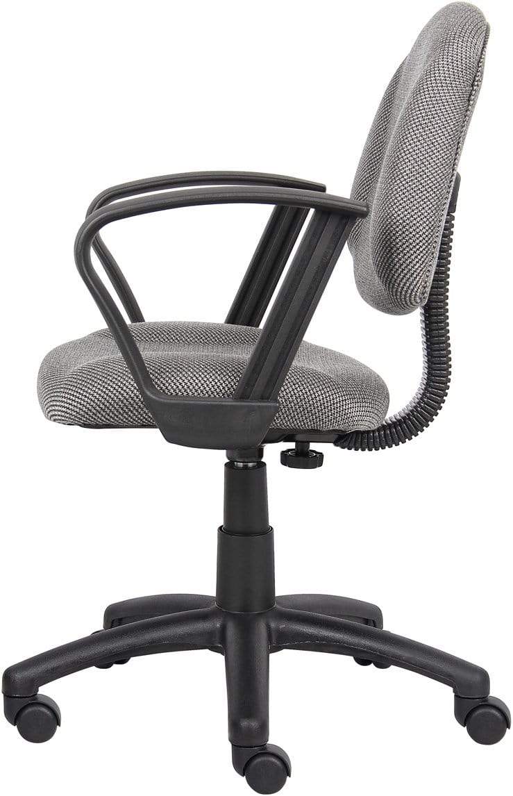 Boss Deluxe Ergonomic Posture Chair with Loop Arms [B317 BE] - Perfect for Office, Home & Gaming Comfort