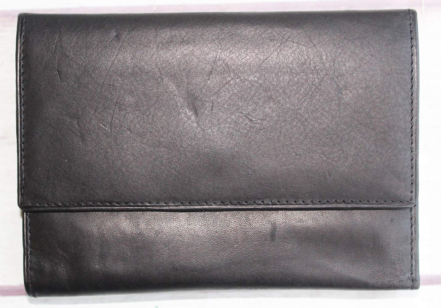 CHALLENGER Black Leather Wallet for Men - Slim RFID Blocking Bifold Wallet with Money Clip | Perfect for Everyday Use, Travel & Business