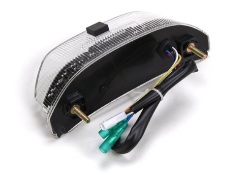 Sequential LED Tail Lights Clear Lens for Honda CBR600RR 2013-2025 - High Visibility Brake Lights for Night Riding & Enhanced Safety
