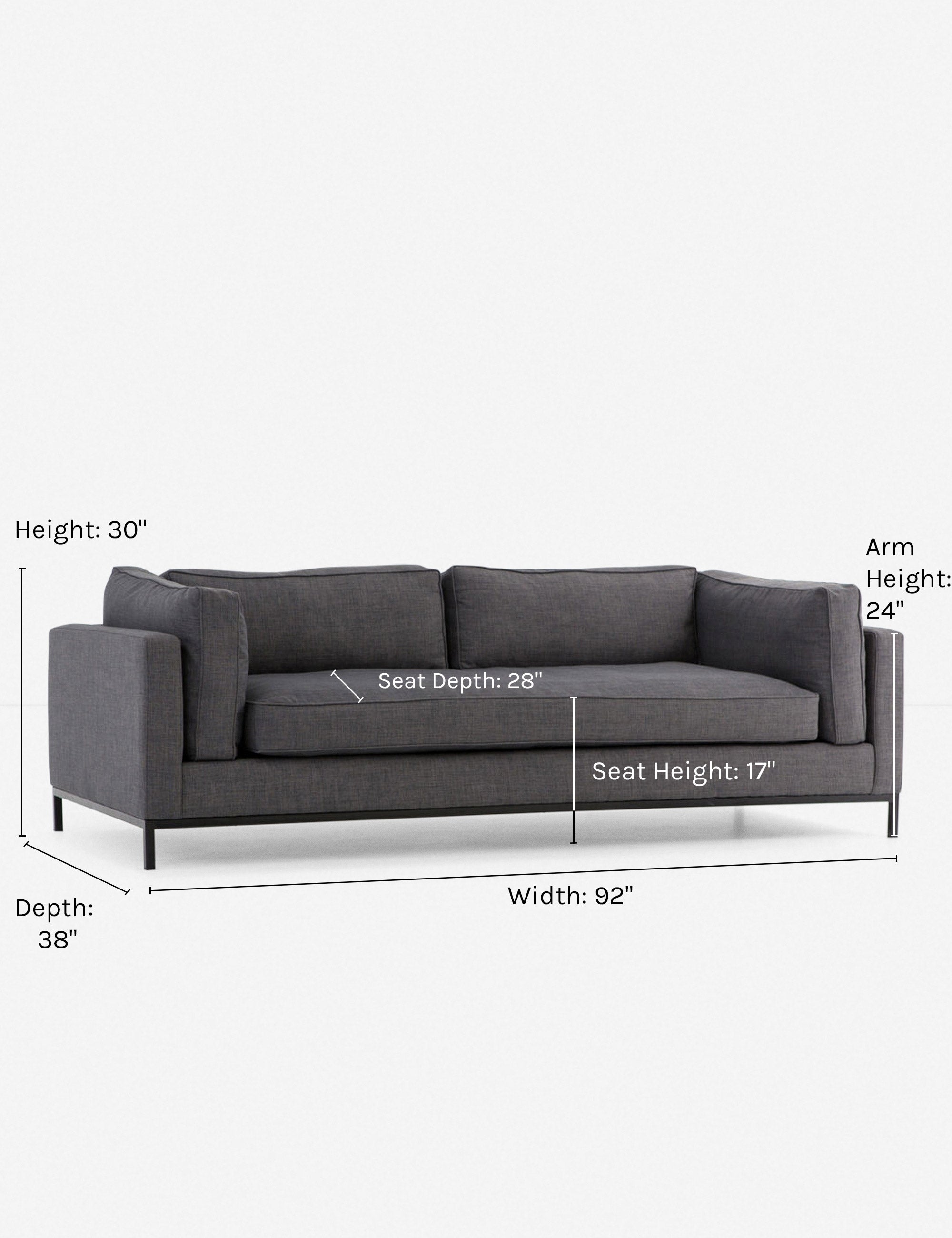Comfortable & Stylish Cami Sofa - Modern Living Room Furniture for Small Spaces, Perfect for Apartments, Studios & Cozy Homes