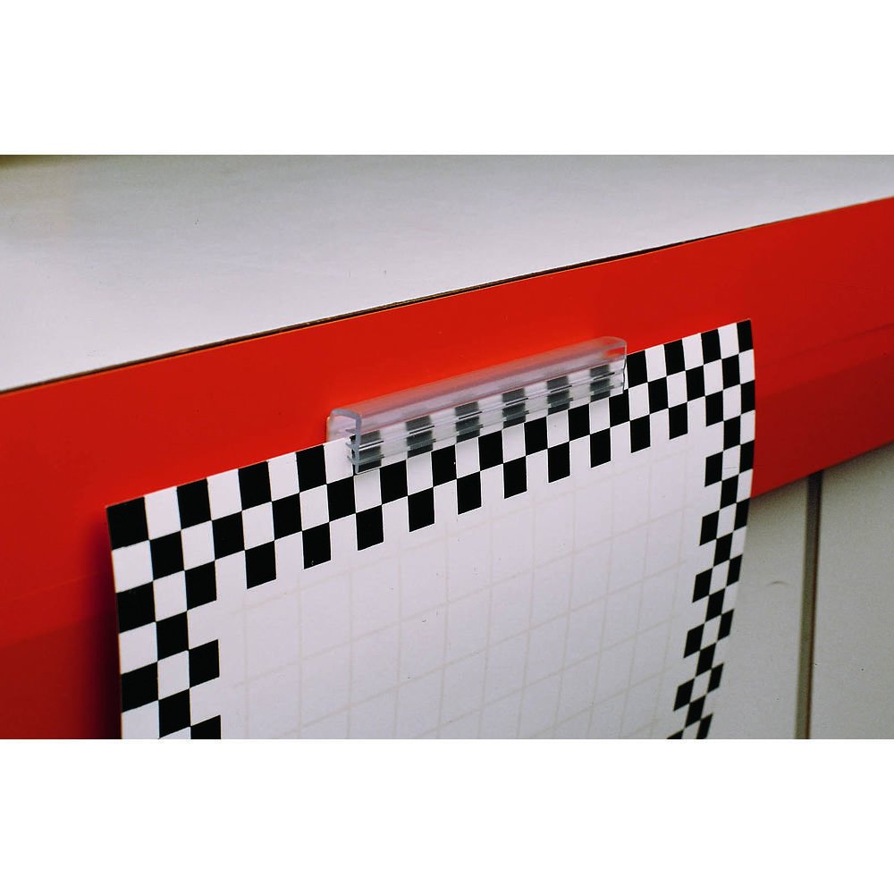 Sign Holder Gripper with Adhesive Back - Heavy Duty Signage Clips for Retail Displays, Restaurant Menus & Trade Shows - Secure Holdz Fast Technology for Indoor/Outdoor Use