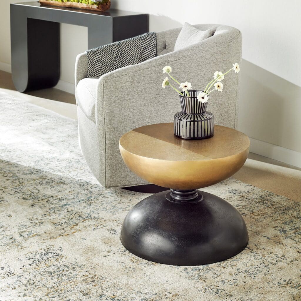 Cyan Design 11180 Perpetual Table Noir and Gold - Elegant Home Office Desk for Modern Workspace & Study Room Decor