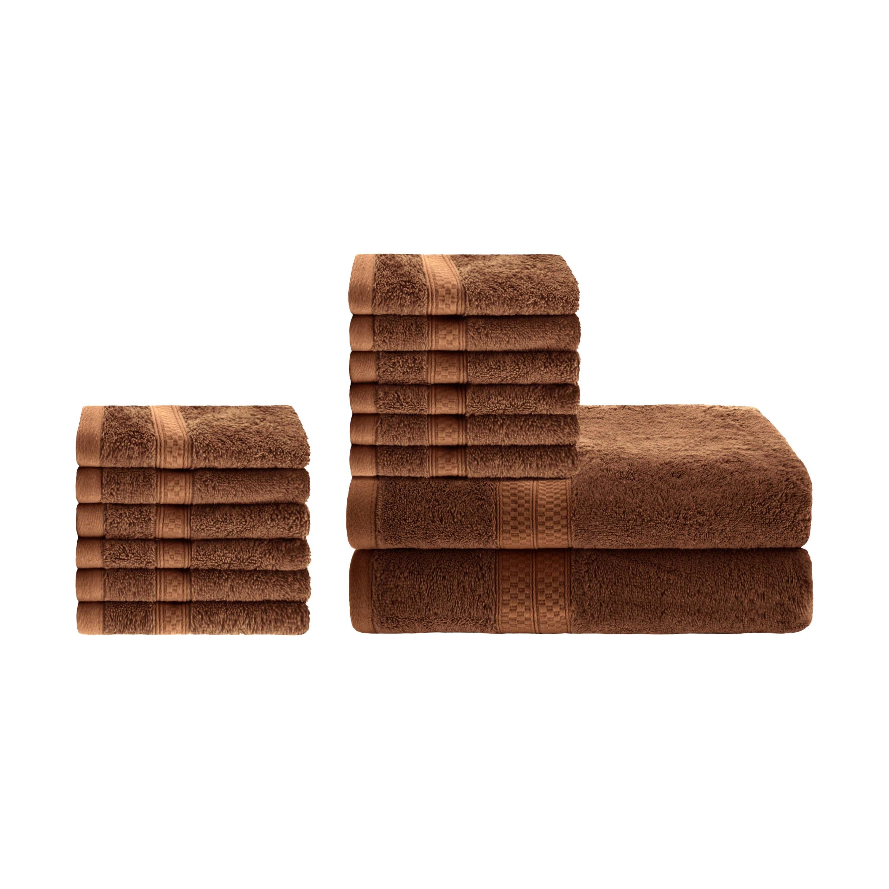 Ultra Soft Rayon Bamboo Cotton Blend Bath & Face Towel Set | Eco-Friendly, Absorbent & Hypoallergenic | Perfect for Spa, Gym & Luxury Bathroom