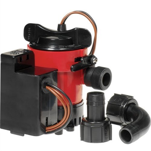 Johnson Pump Cartridge Combo Pump 750 GPH 05703-00 - High Performance Marine & RV Water Pump for Boats, Yachts, Campers - Ideal for Bilge Pumping, Freshwater Systems, and Livewell Applications