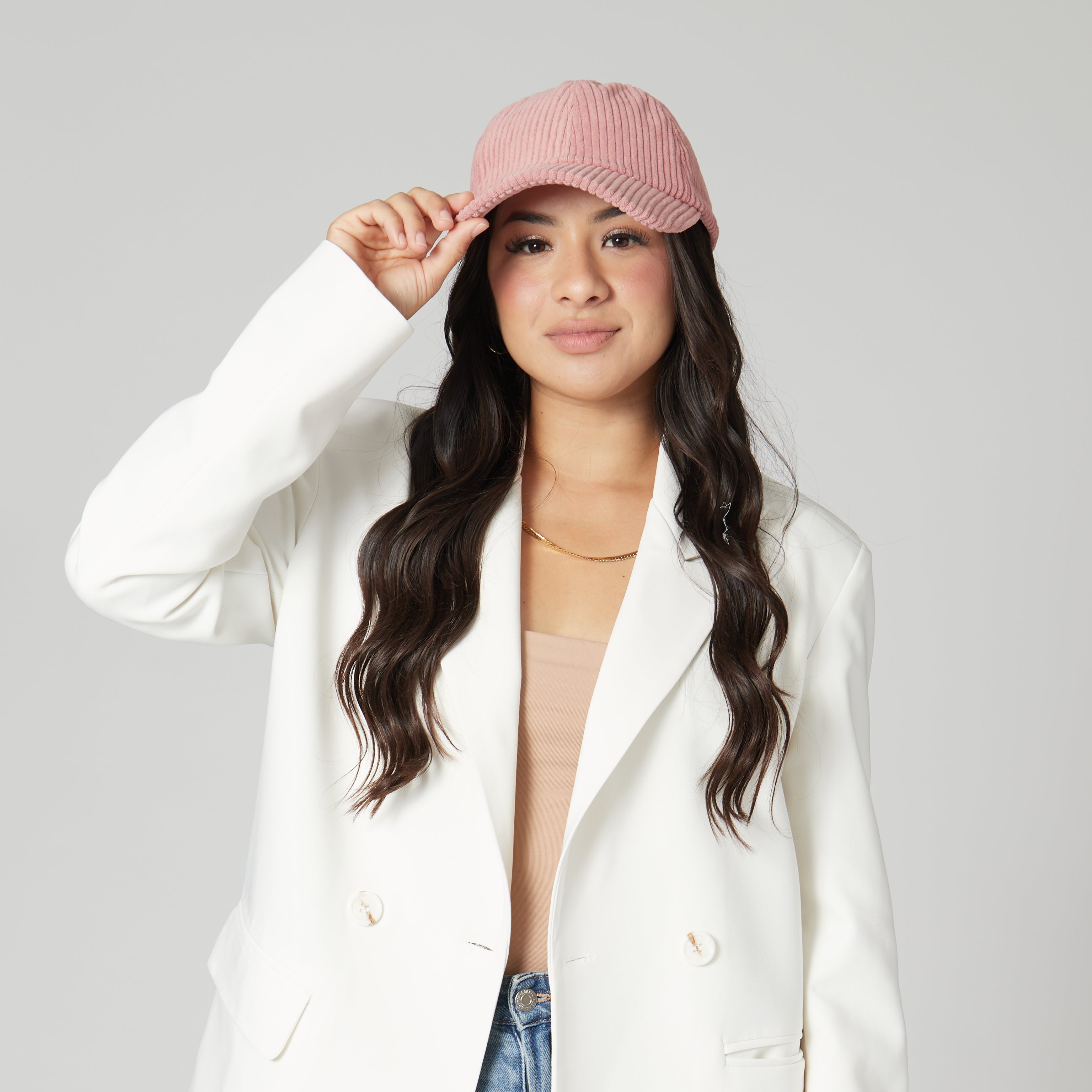 Pepin Cap Wide Wale Corduroy Ball Cap CTH3753 - Stylish Men's & Women's Corduroy Baseball Hat for Casual Wear & Outdoor Activities