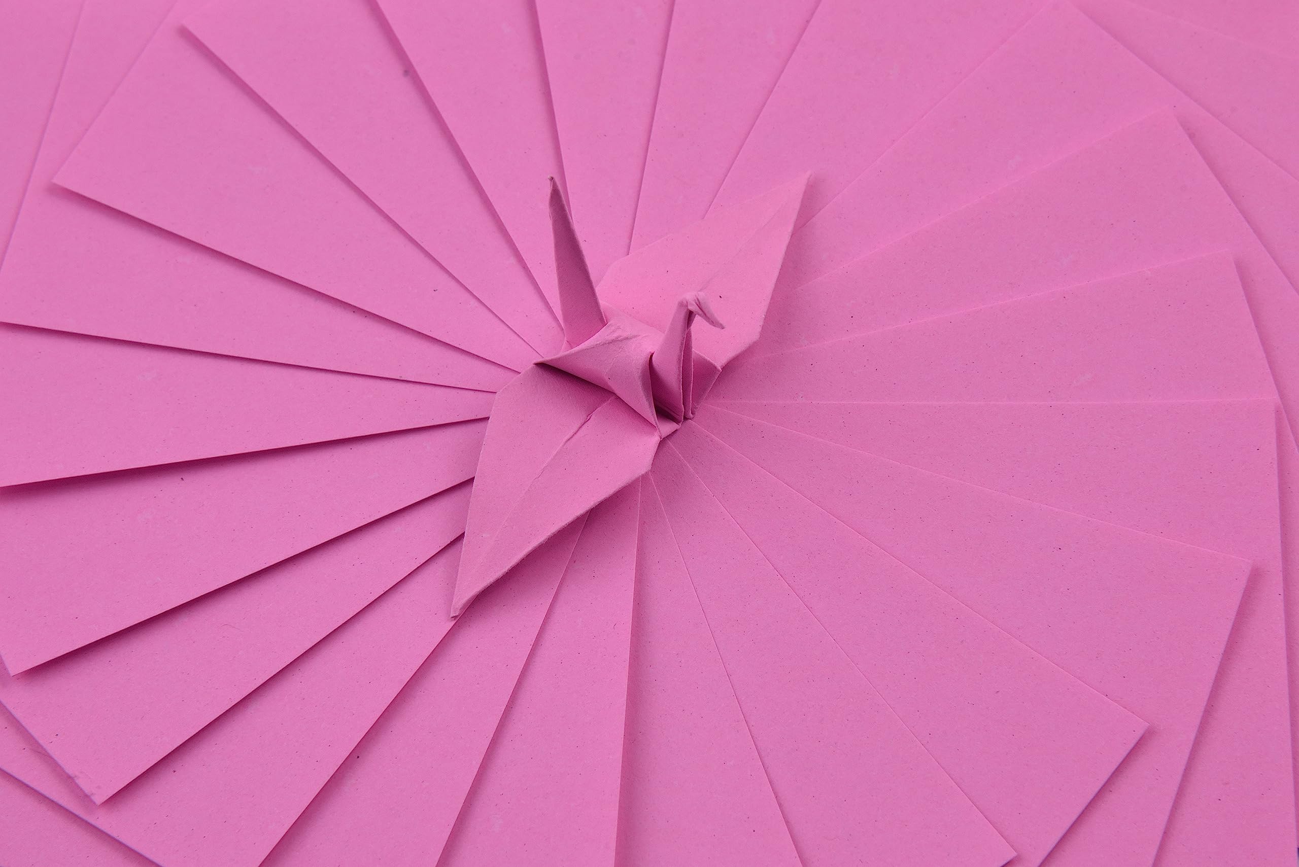 100 Sheets Double-Sided Origami Paper 6x6 Inches - Vibrant Colors, Easy to Fold, Lightweight Cardstock for Origami Cranes, Scrapbooking, DIY Crafts & Gift Wrapping (Pink) - Perfect for Kids, Beginners & Art Projects