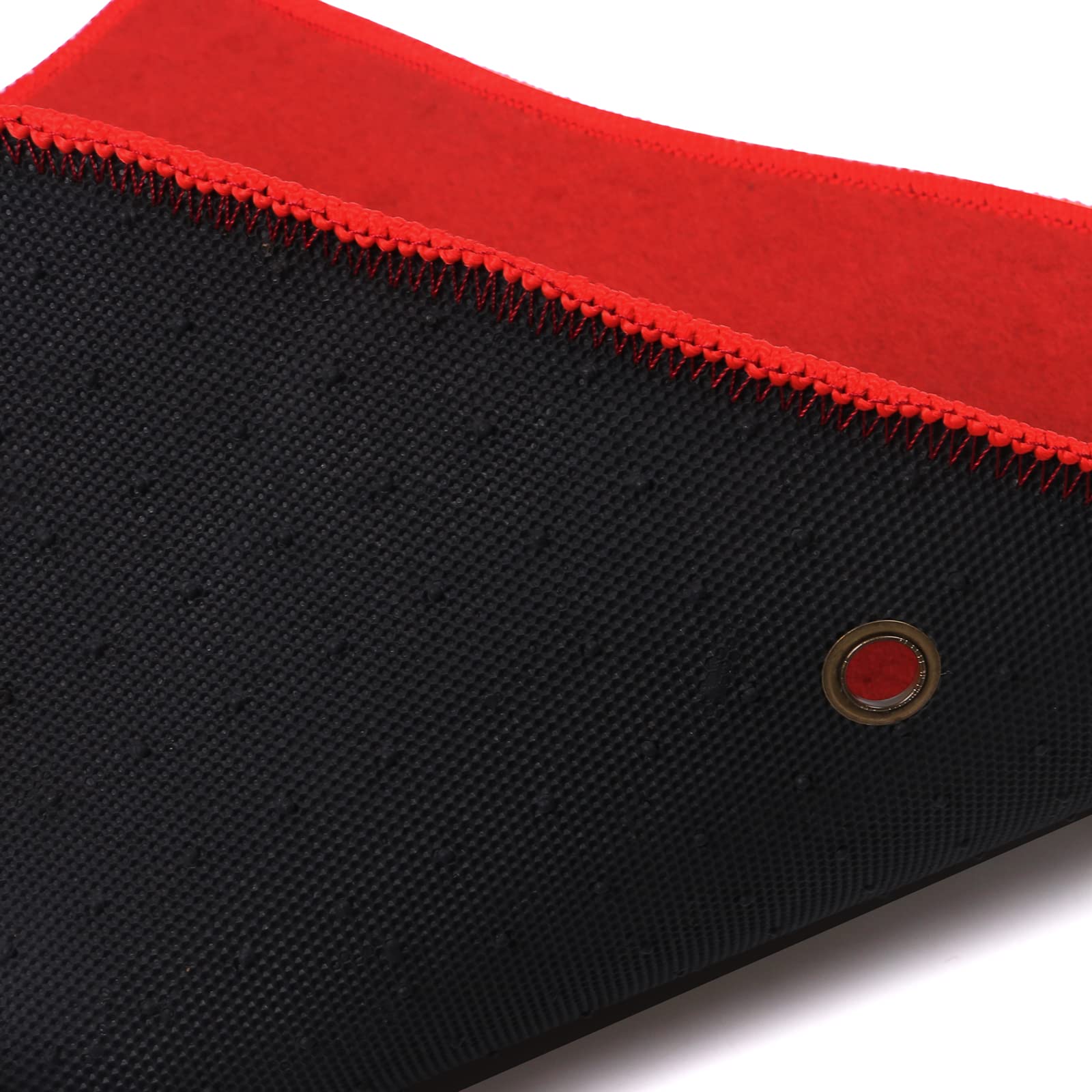 FREEMOTOR802® Custom Fit Nylon Car Floor Mats for 2001-2005 Honda Civic - 3PCS Non-Slip All-Weather Protection (Red) | Perfect for Daily Commute, Road Trips & Winter Driving