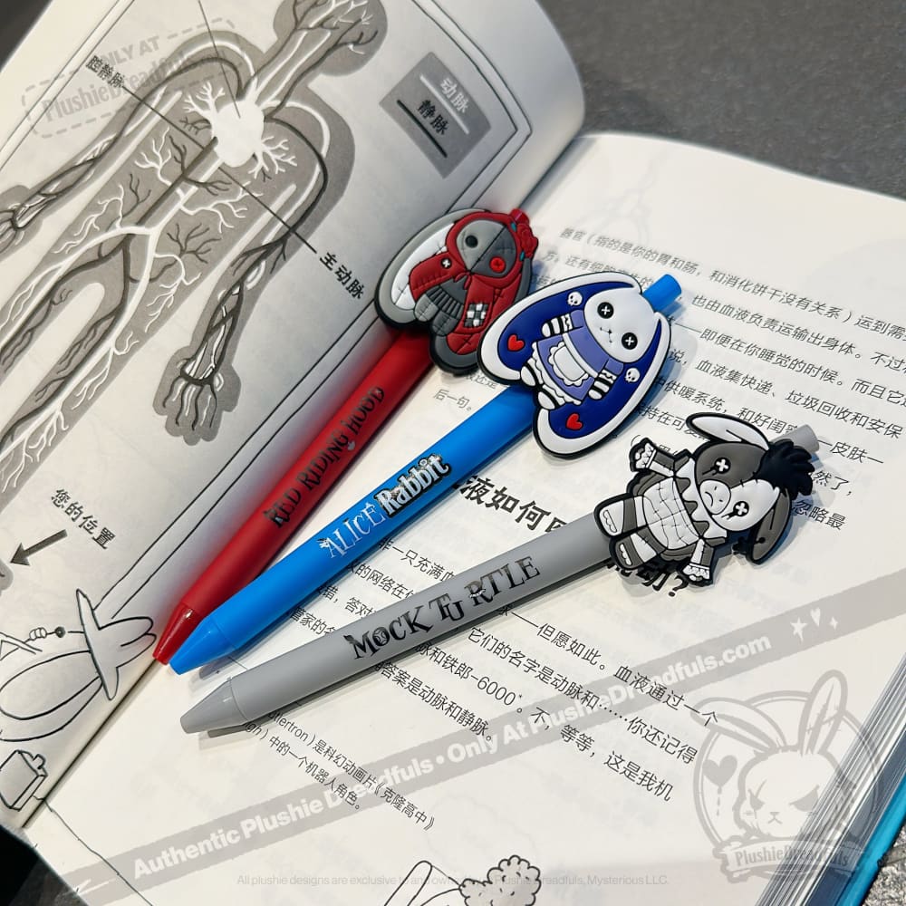 Victorian McGee's Character Pens - Unique Collectible Writing Pens for Fans & Gift Lovers - Perfect for Journaling, Note-Taking & Special Occasions