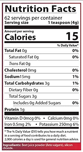 Organic Redi Beets Pure Beet Juice Supplement - 8.8 oz (4 Pack) | Nitric Oxide Booster for Athletic Performance & Heart Health | Great for Smoothies, Juicing & Post-Workout Recovery