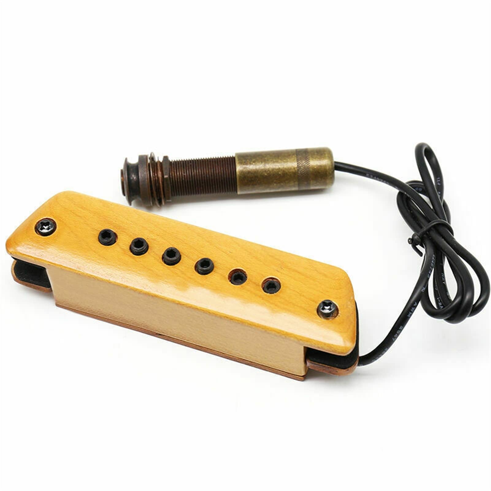 Acoustic Guitar Pickup - Passive Magnetic Sound Hole Pickup for Folk & Fingerstyle Guitars | Perfect for Live Performances & Recording