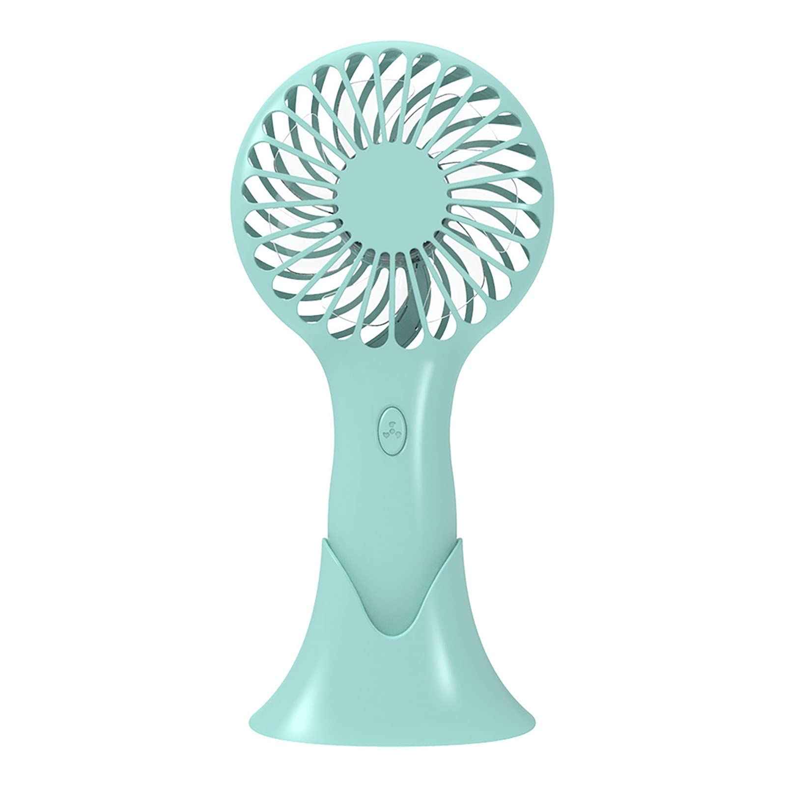 Portable Handheld Fan - Mini Rechargeable USB Personal Fan with Battery, Lightweight & Quiet Cooling for Home, Office, Travel, Outdoor Activities, Camping & Summer Use