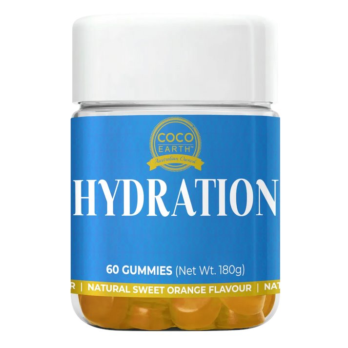 Coco Earth Gummies for Super Hydration - Vegan Collagen Boosting Supplement for Skin & Hair - Perfect for Post-Workout Recovery & Daily Wellness