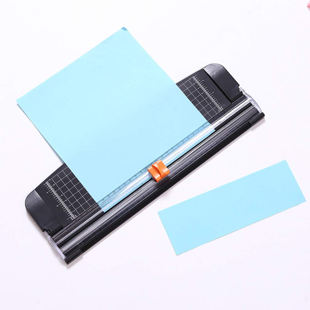 NUOBESTY 12 Inch Paper Trimmer & Cutter - Precision Guillotine Craft Machine with Gridded Base for Scrapbooking, Photos, Office & Home Use - Perfect for DIY Projects, Card Making & School Crafts