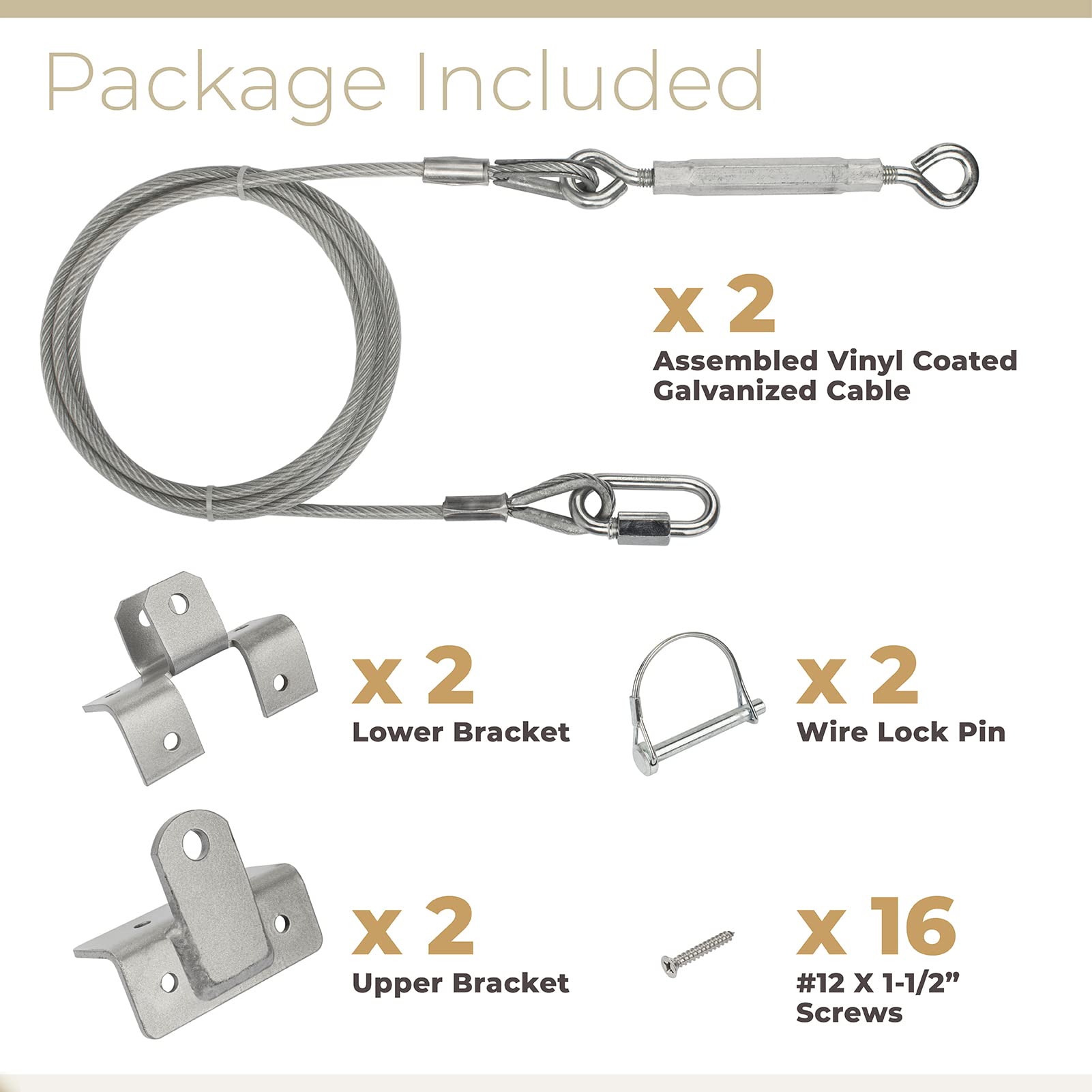 Toy Hauler Patio Kit with Conversion Cable - Universal Fit for 109