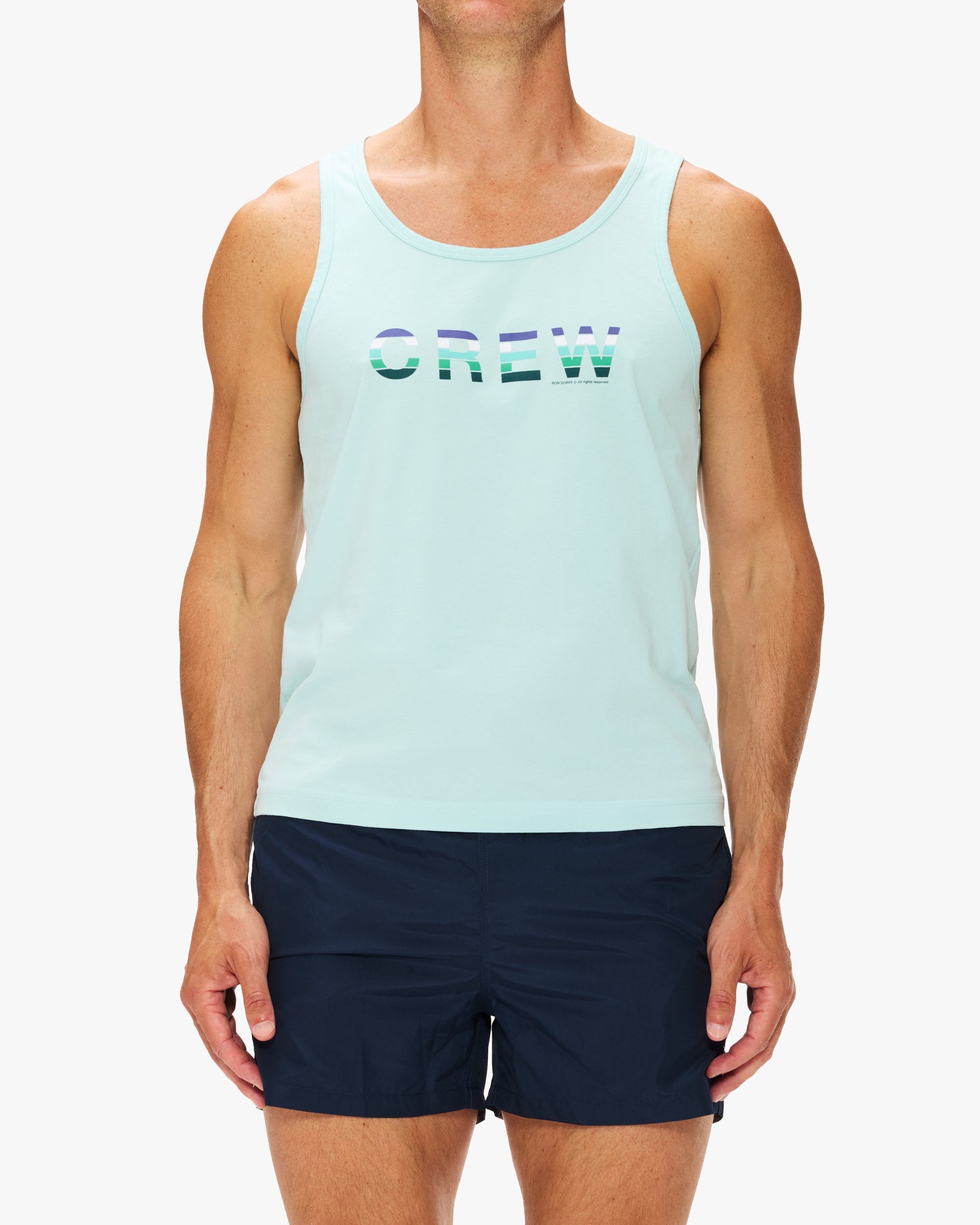 Ron Dorff Men's Organic Cotton Tank Top - Breathable & Comfortable Muscle Tee for Gym, Workout & Casual Wear