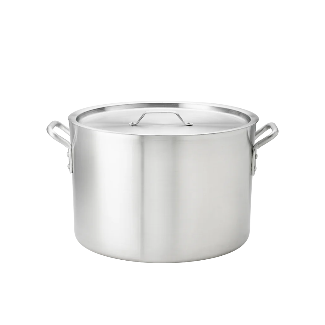 Thermalloy 20 Quart (Qt) Extra Large Aluminum Stock Pot - Perfect for Cooking Soups, Stews, Pasta & Large Family Meals