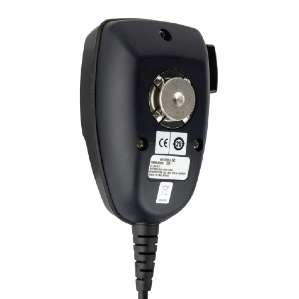 Motorola PMMN4090A Compact Microphone with Clip - Lightweight & Durable for Two-Way Radios - Perfect for Security, Construction & Outdoor Adventures