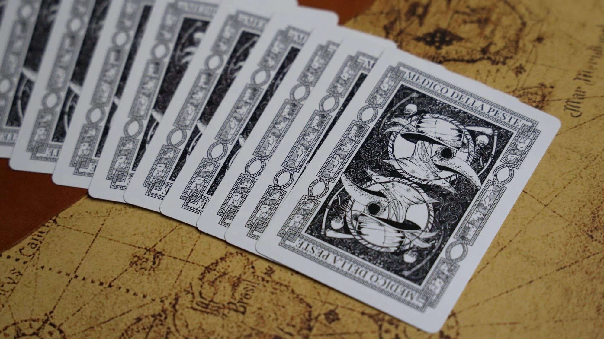 Plague Doctor Celestial Cure Playing Cards - Unique Gothic Tarot Deck for Magic Tricks, Card Games & Collectibles | Perfect for Halloween, Cosplay & Dark Theme Parties