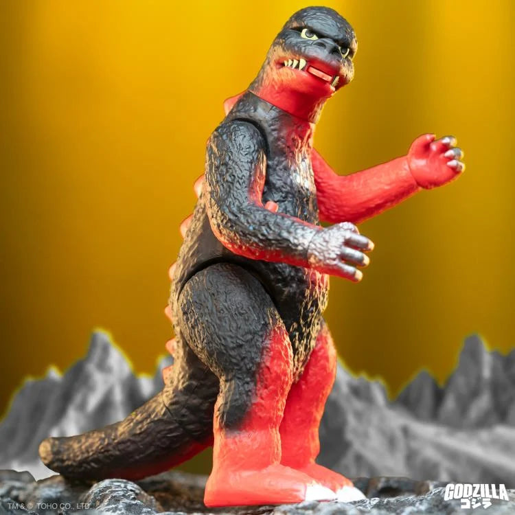 Toho Shogun ULTIMATES! Shogun Godzilla (Vintage Red) SDCC 2024 Exclusive Action Figure - Collectible Japanese Kaiju Toy for Display & Gifts