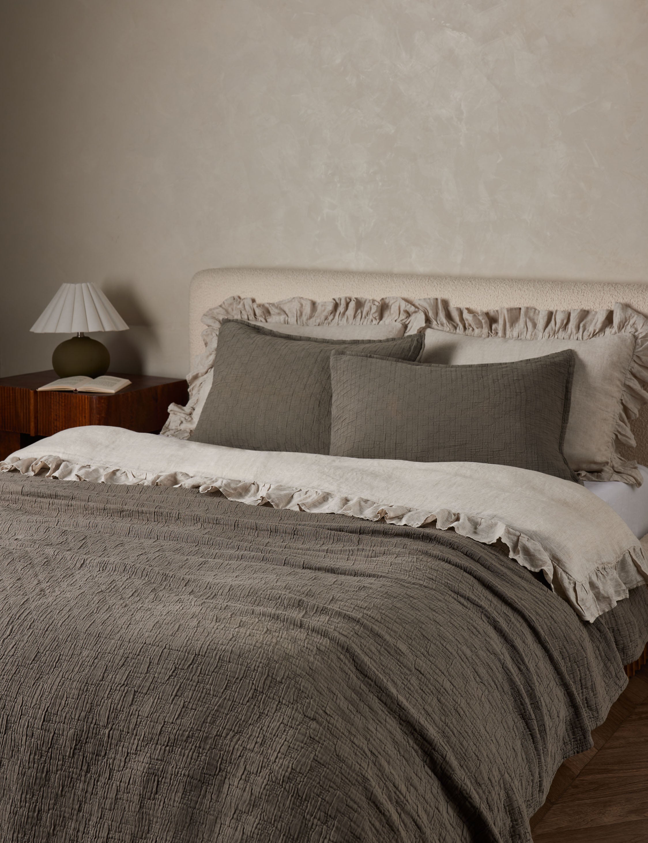 Premium Charlie Linen Duvet Cover Set by Pom Pom at Home - Soft Breathable Bedding for All Seasons - Perfect for Master Bedroom, Guest Room & Vacation Homes