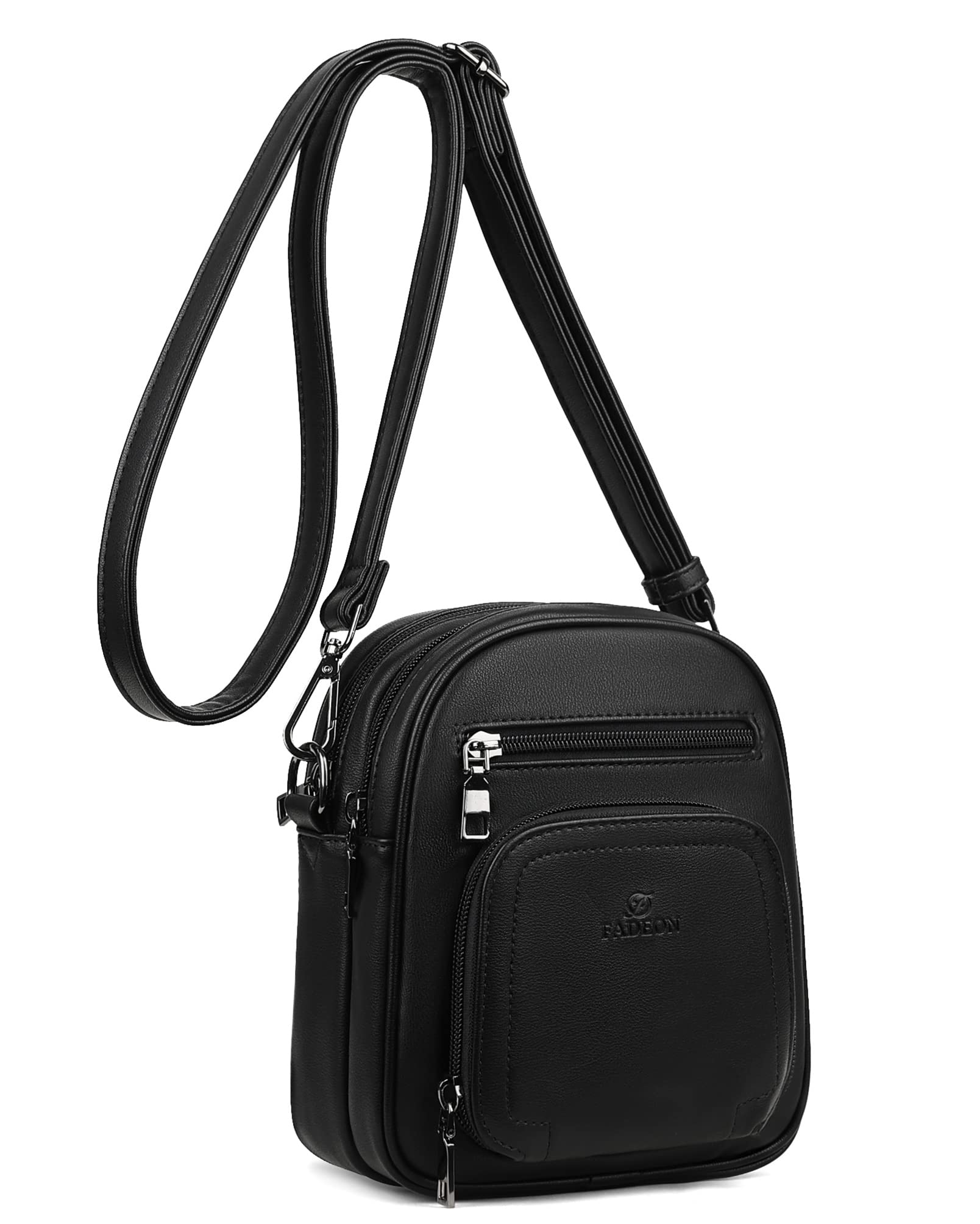 FADEON Mini Crossbody Bag for Women - Small Shoulder Purse with Card Slots | Stylish Designer Handbag for Everyday Use, Travel & Shopping