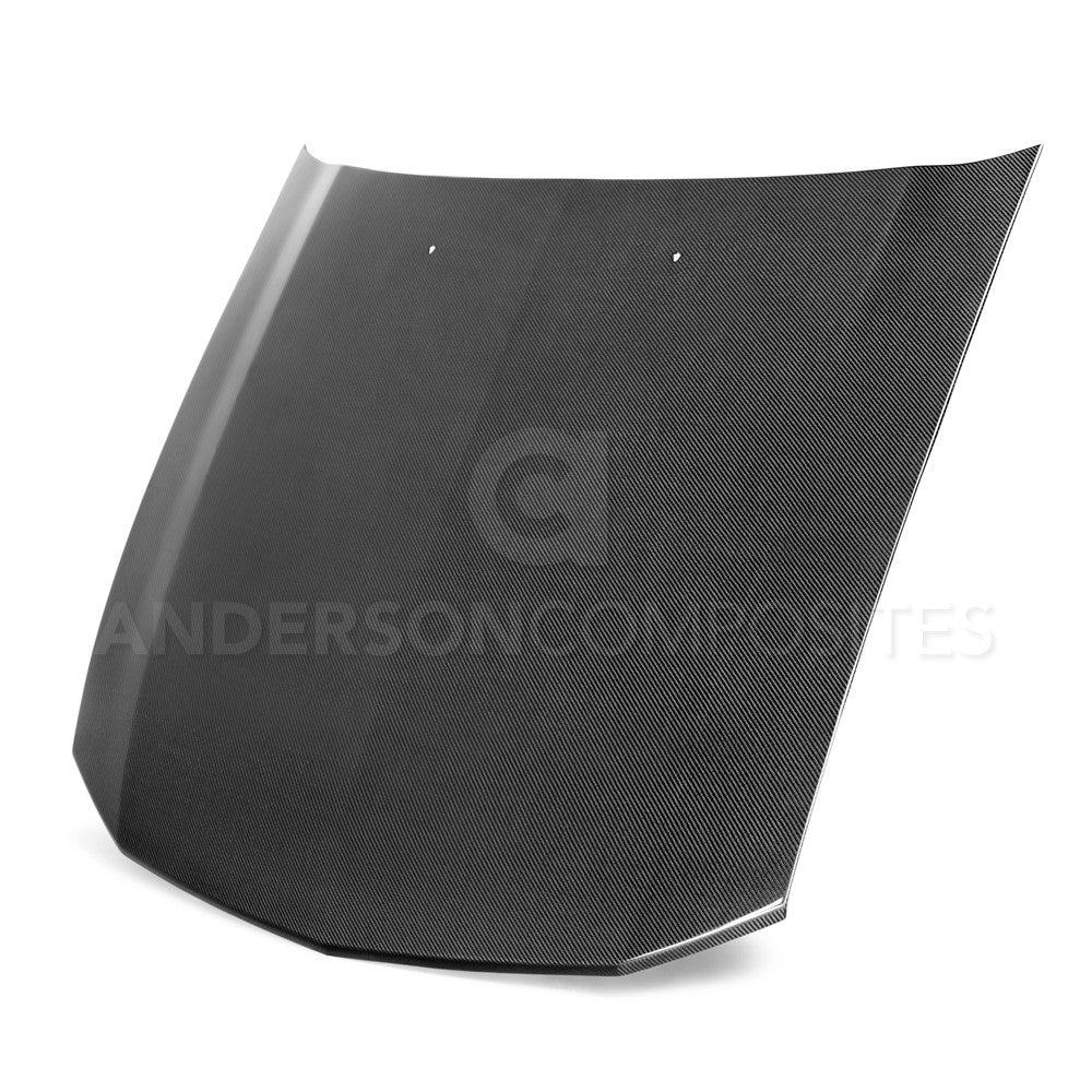 2005-2009 Ford Mustang RAM Air Type SC Hood by Anderson Composites (AC HD0506FDMU) - OE Style Carbon Fiber Hood for Performance Upgrade | Perfect for Racing & Car Shows