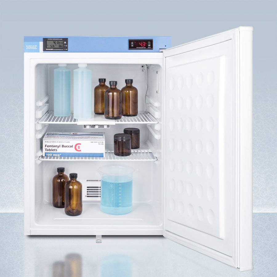Accucold FF28LWHMED2 Compact Auto Defrost Refrigerator - Medical & Scientific Use, Laboratory, Pharmacy, Hospital, Blood Bank Storage Solution