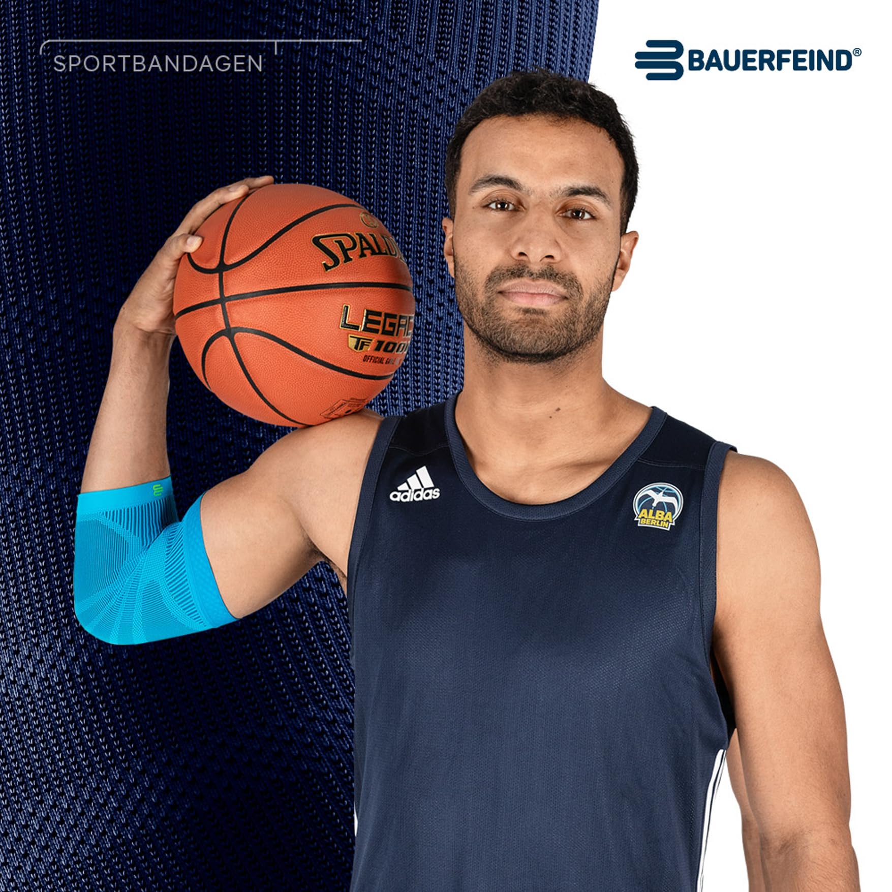 Bauerfeind Sports Compression Elbow Sleeve - Unisex Support for Athletics & Impact Activities - Adjustable Fit for Left or Right Arm - Black Small - Ideal for Tennis, Basketball & Weightlifting