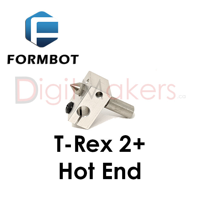 Formbot T-Rex 2+ 3D Printer Replacement Hot End Kit - Multiple Nozzle Sizes (0.2mm/0.4mm/0.6mm/0.8mm) for Smooth Printing - Perfect for PLA, ABS, PETG Filaments in Home & Office 3D Printing Projects