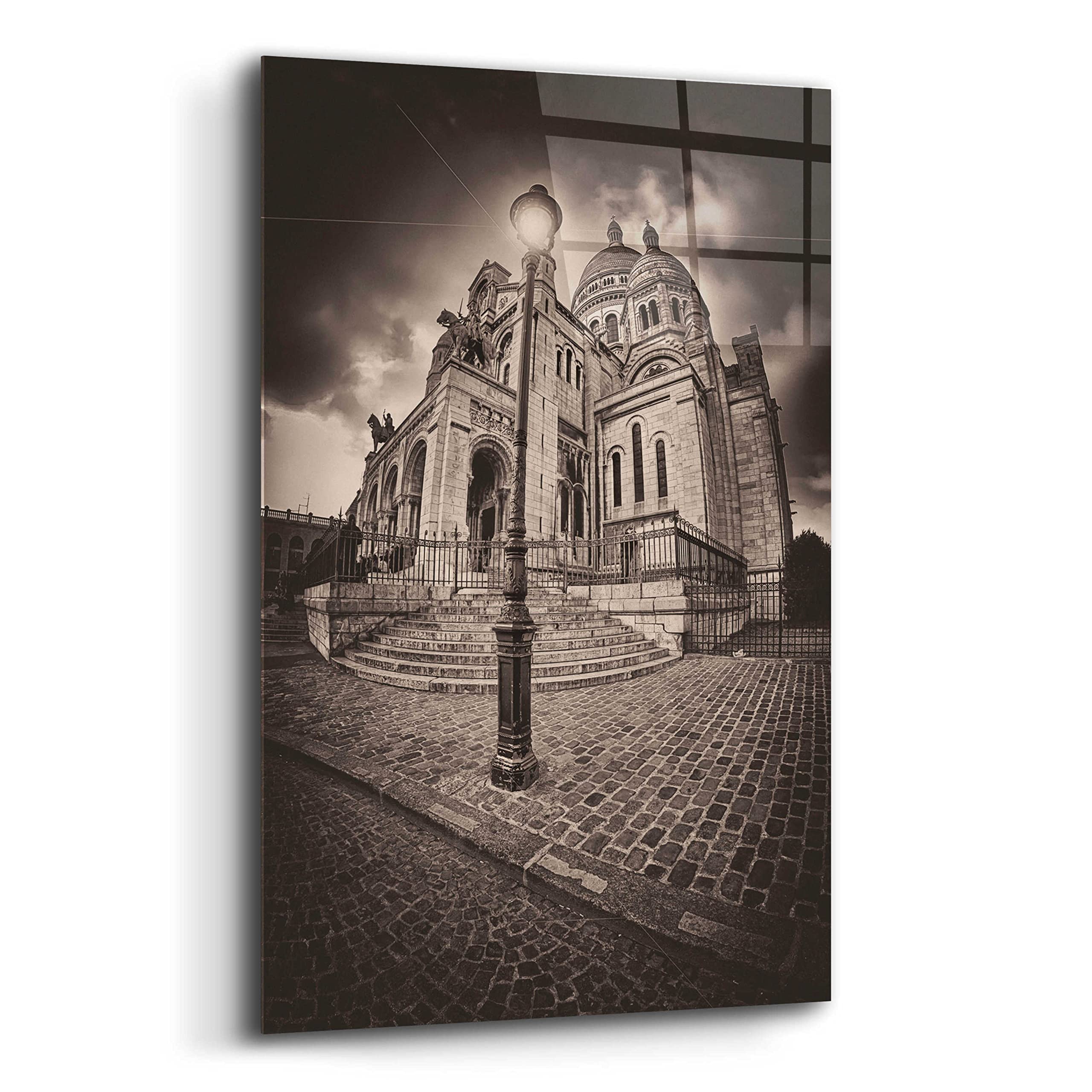 Epic 'Montemartre' Wall Art by Sebastien Lory - 16x24 Inch Modern Acrylic Glass Painting - Perfect for Living Room, Bedroom & Office Decor