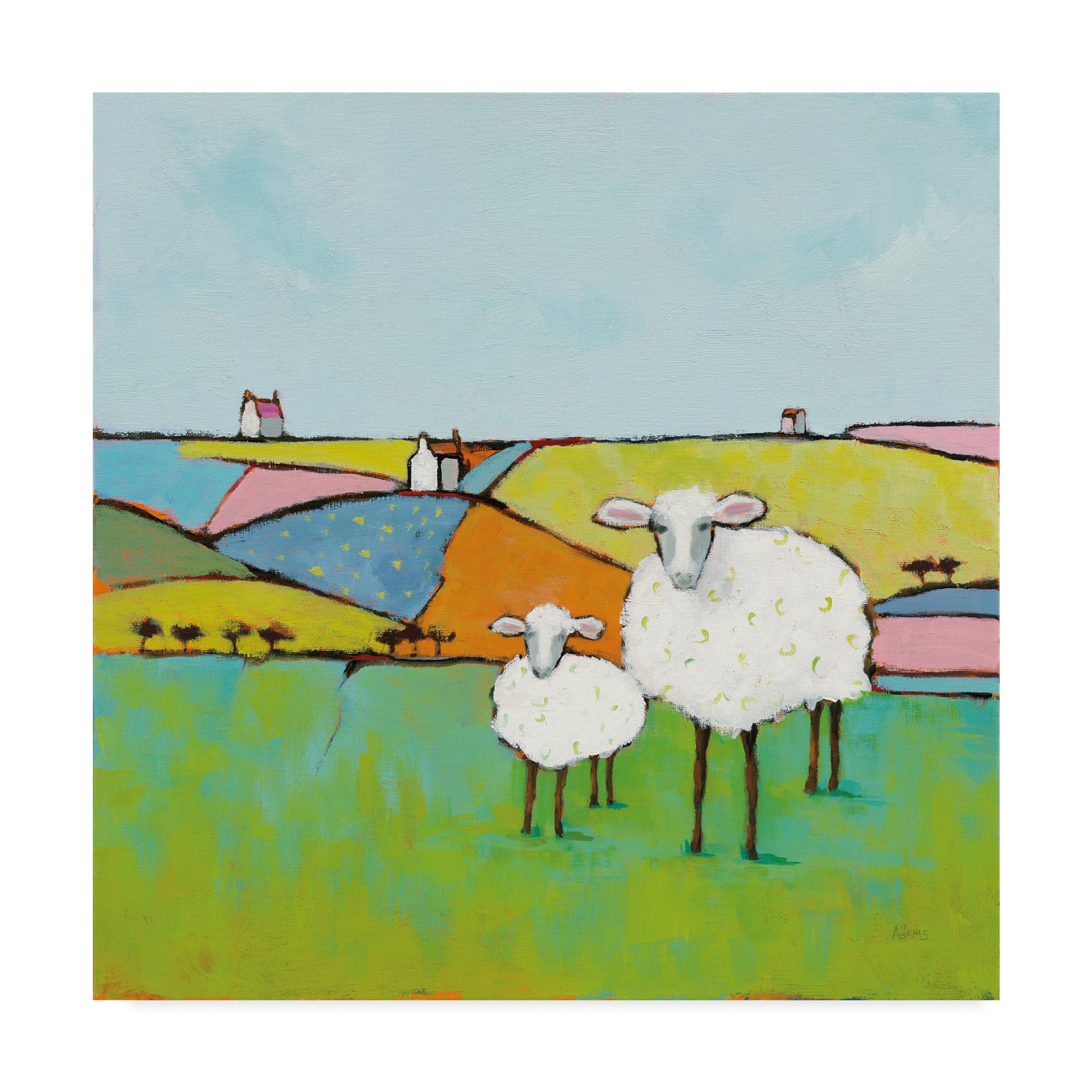 Trademark Fine Art Phyllis Adams Multicolor Canvas Painting - Perfect for Home Decor, Office Wall Art & Gift Ideas