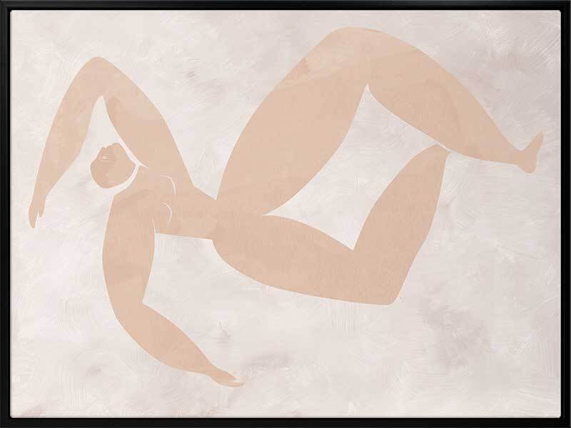 Amelie Cut Out III Canvas Art Print - Modern Wall Decor for Living Room, Bedroom & Office - Perfect for Home & Office Decoration