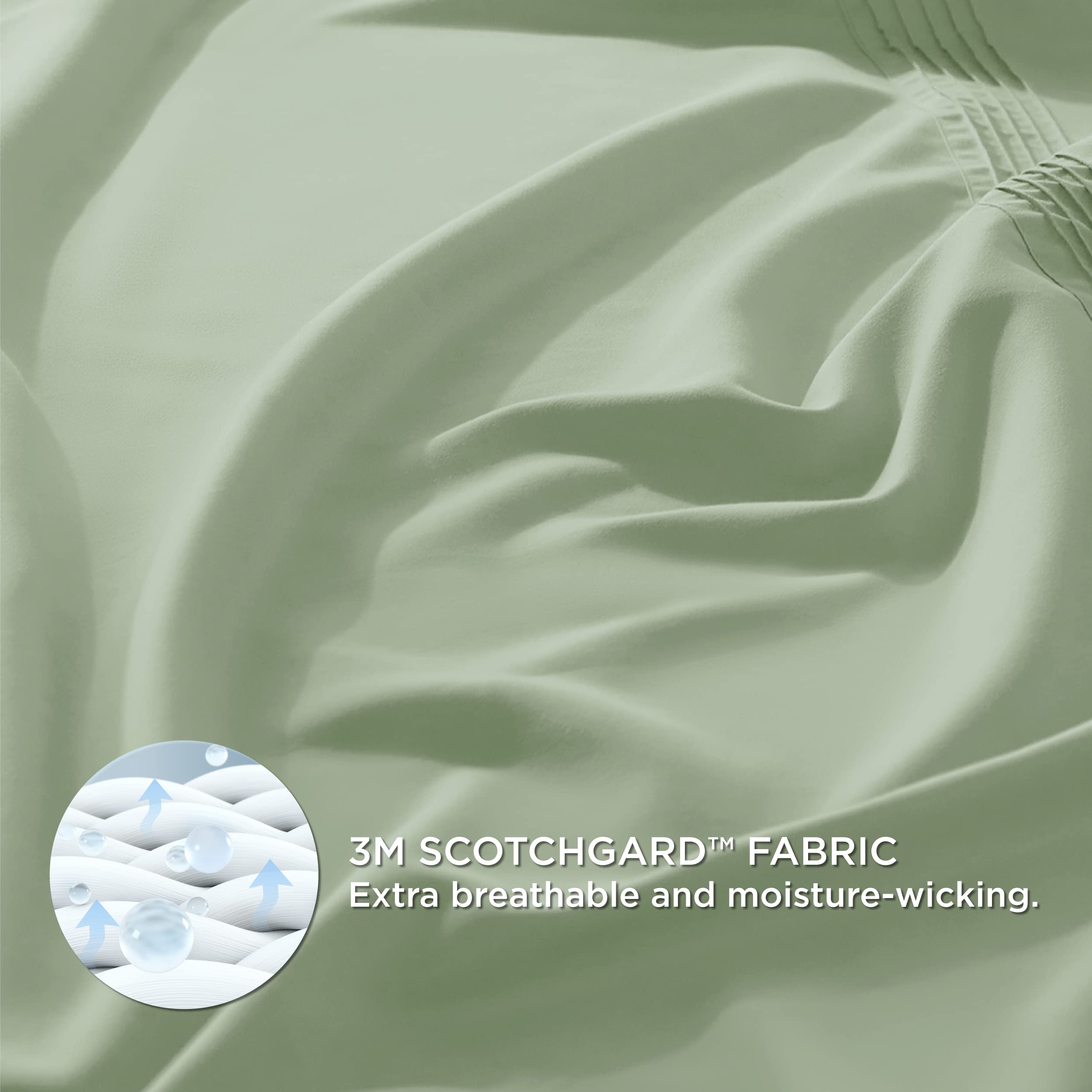 Bedsure GentleSoft Twin XL Sheets Set - Ultra Soft & Breathable Cooling Bedding for Dorm, Deep Pocket Fits Mattress Up to 21