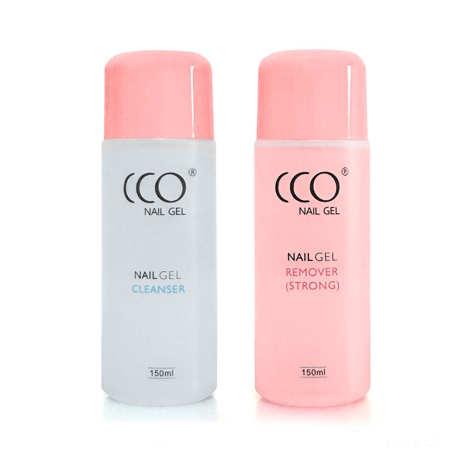 Professional CCO Nail Gel Starter Kit with UV LED Lamp, Base & Top Coat, Shellac Vogue Plus Polish & Remover - Complete Manicure Set for Salon & Home Use (Nude Colors)